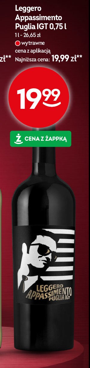 Wino Leggero appassimento puglia promocja