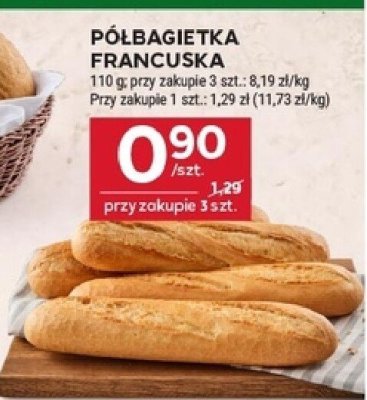 Półbagietka francuska promocja w Stokrotka