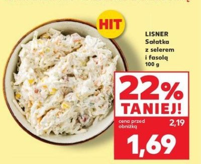 Sałatka z selerem i fasolą Lisner promocja