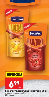 Kabanosy nadziewane suszone pomidory 95g promocja w Biedronka