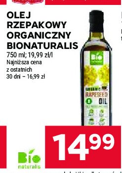 Olej rzepakowy Bio naturalis promocja w Stokrotka