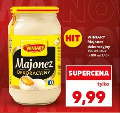 Majonez dekoracyjny Winiary promocja