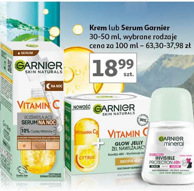 Krem-żel do twarzy witamina c Garnier skin naturals promocja