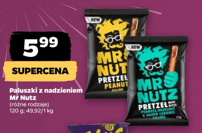 Precle peanut Mr. nutz promocja w Netto