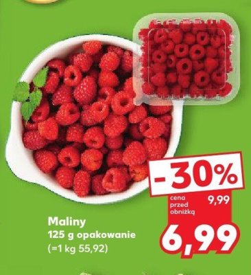Maliny Kaufland promocja w Kaufland