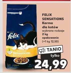 Karma dla kota z kurczakiem Purina felix sensations promocja