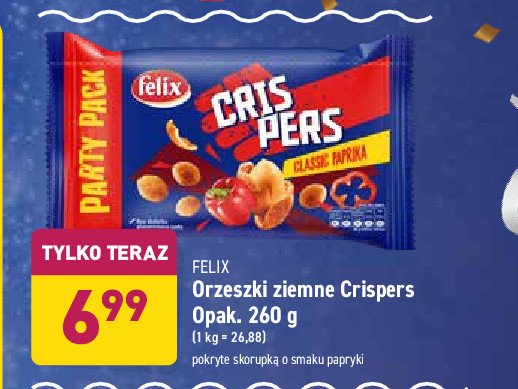 Orzechy ziemne paprykowe Felix crispers promocja