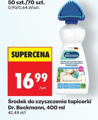 Środek do czyszczenia łapicerki Dr. Beckmann, 400 ml promocja w Biedronka