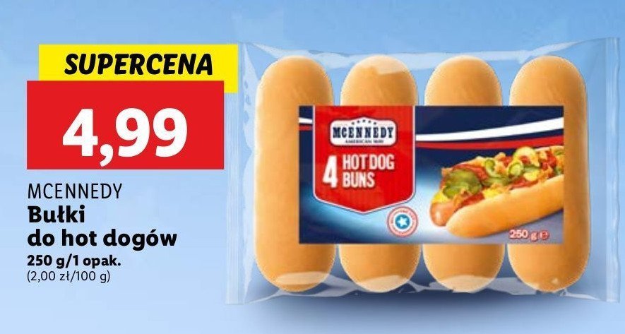 Bułki do hot-dogów Mcennedy promocja