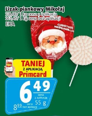 Lizak piankowy Mikołaj EVA promocja w Prim Market