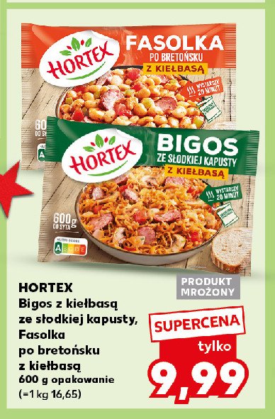 Fasolka po bretońsku z kiełbasą Hortex promocja