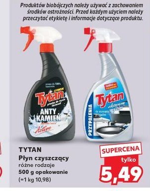 Pianka do mycia 艂azienek anty kamie艅 active Tytan promocja