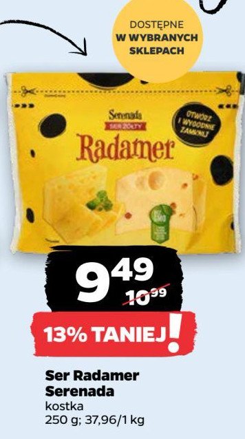 Ser żółty Serenada radamer promocja