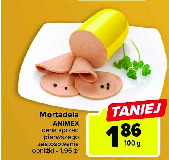 Mortadela drobiowa Animex promocja