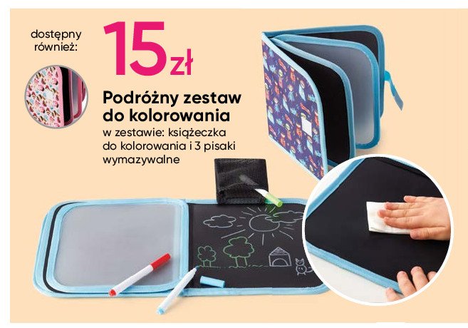 Zestaw podr贸偶ny do kolorowania promocja