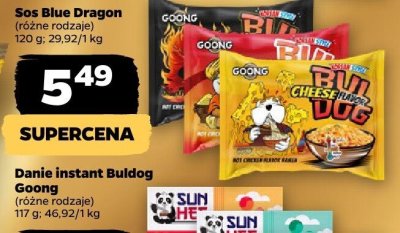 Danie instant Buldog, różne rodzaje promocja w Netto
