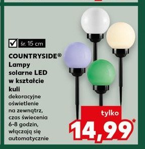 Lampa solarna led 15 cm K-classic countryside promocja