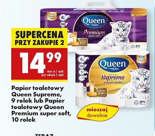 Papier toaletowy supreme Queen promocja