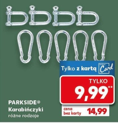 Karabinczyki różne rodzaje promocja w Kaufland