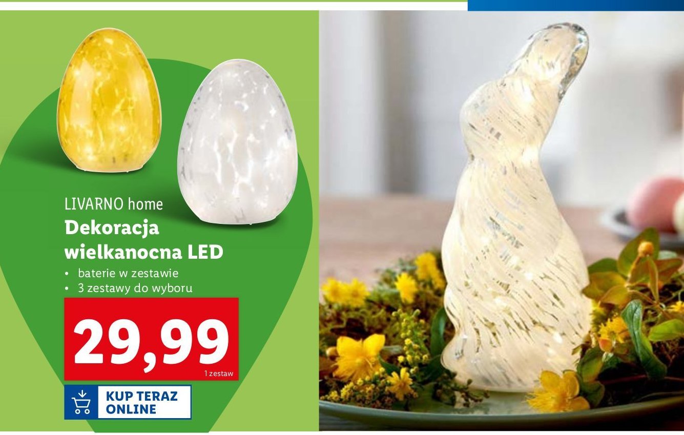 Jajko led LIVARNO HOME promocja w Lidl