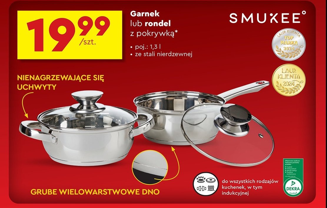 Garnek 1.3 l Smukee kitchen promocja