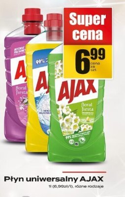 Płyn uniwersalny AJAX promocja w Supeco