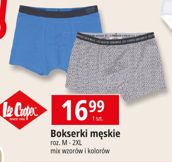 Bokserki męskie m-2xl Lee cooper promocja