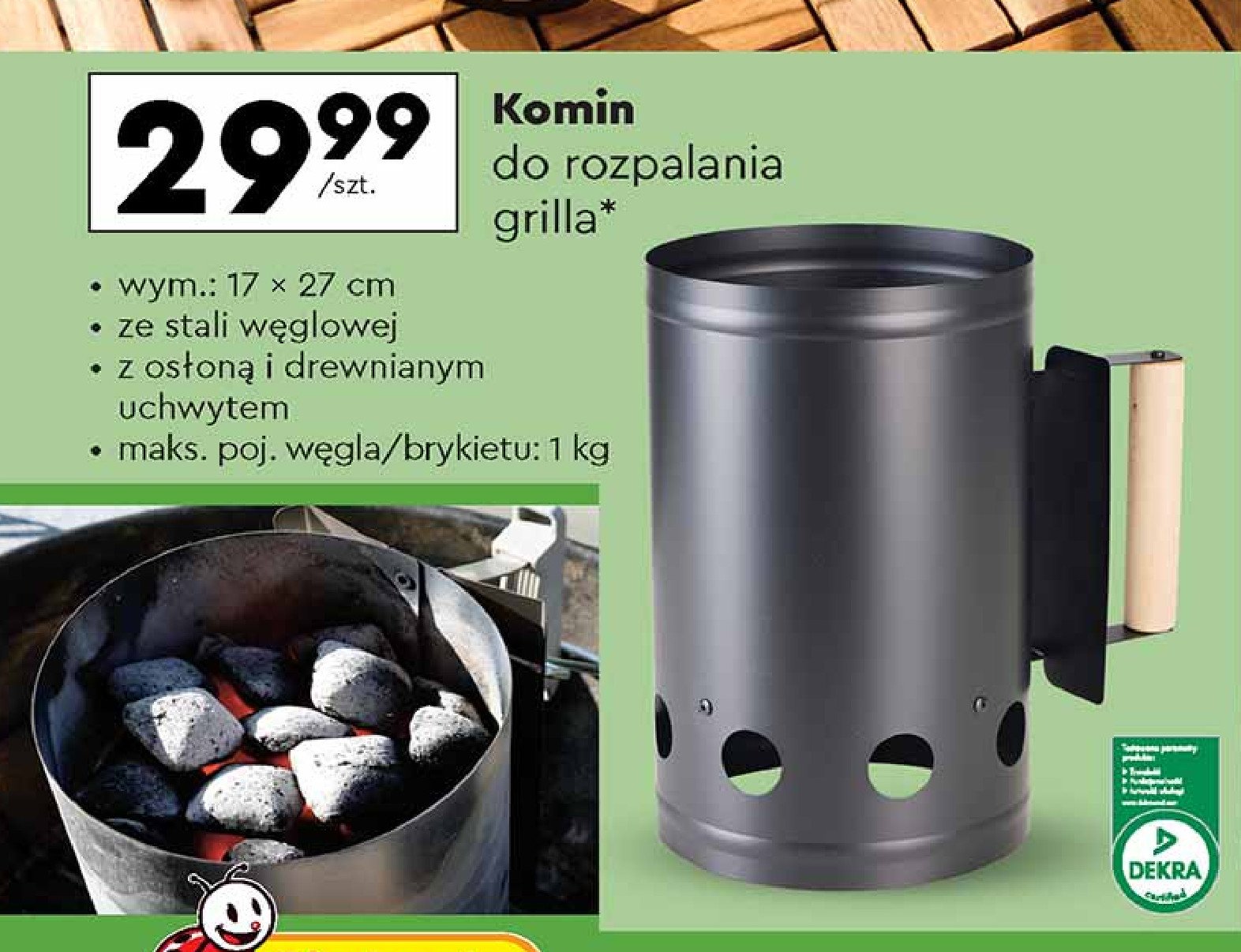 Komin do rozpalania grilla promocja