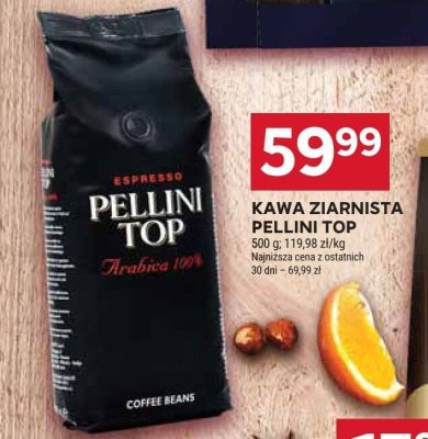 Kawa ziarnista Pellini Top promocja w Stokrotka