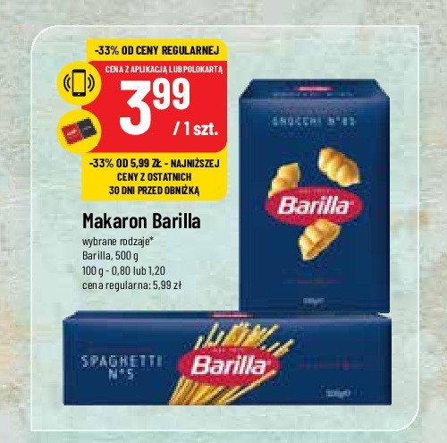 Makaron gnocchi Barilla promocja