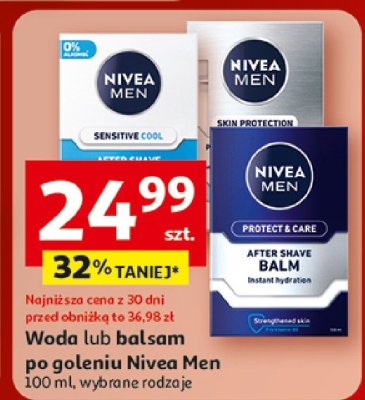 Woda lub balsam po goleniu Nivea Men 100 ml, wybrane rodzaje promocja w Auchan
