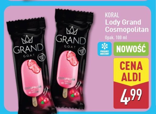 L贸d cosmopolitan Koral grand g.o.a.t. promocja