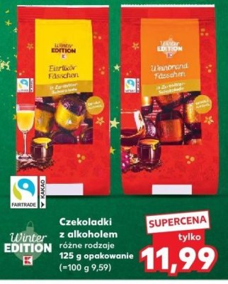 Czekoladki z alkoholem Winter Edition promocja w Kaufland