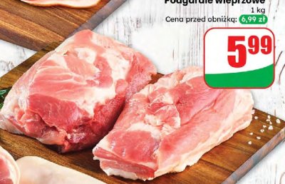 Podgardle wieprzowe promocja w Dino
