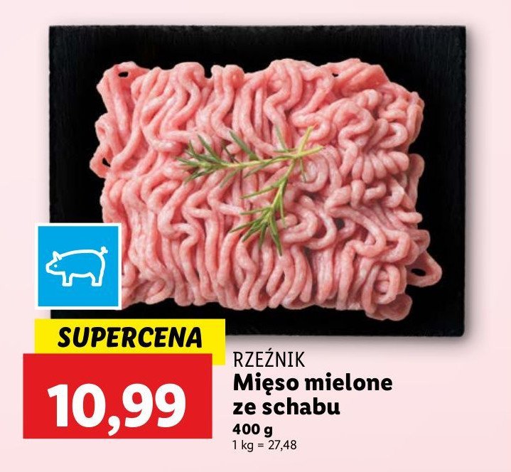 Mięso mielone ze schabu Rzeźnik codzienna dostawa promocja
