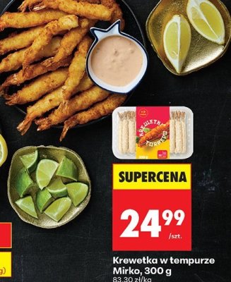 Krewetka w tempurze Mirko promocja w Biedronka