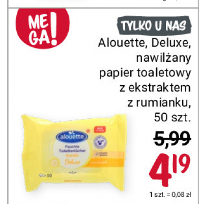 Papier toaletowy z rumianku Alouette promocja