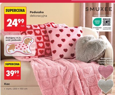 Poduszka dekoracyjna SMUKEE promocja w Biedronka