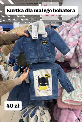 Kurtka jeansowa Batman promocja w Pepco