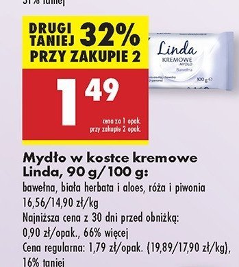 Myd艂o kremowe bawe艂na Linda promocja