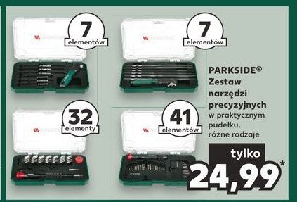 Zestaw narzędzi do mechaniki precyzyjnej Parkside promocja