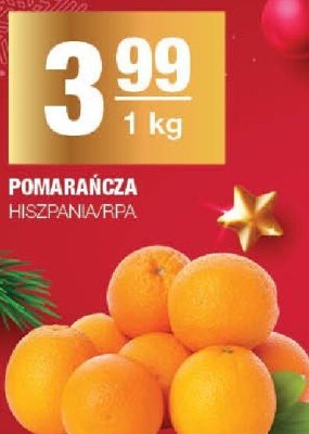 Pomarańcza Hiszpania/RPA promocja w SPAR