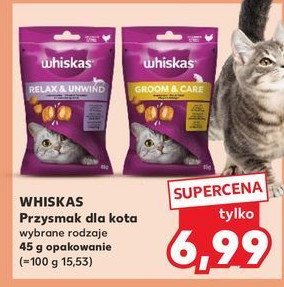 Przysmak dla kota groom & care Whiskas promocja