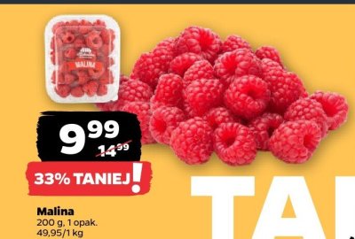 Malina 200 g, 1 opak. promocja w Netto