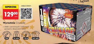 Fajerwerki Wyrzutnia Crusade promocja w Biedronka