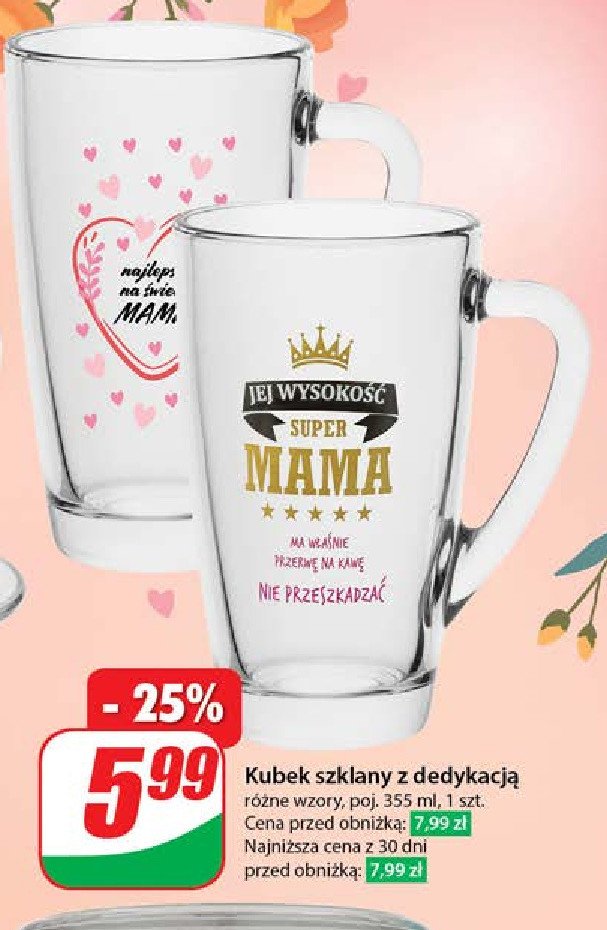Kubek 355 ml promocja w Dino