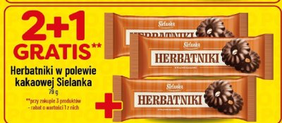 Herbatniki w polewie kakaowej Sielanka, 79g promocja w POLOmarket