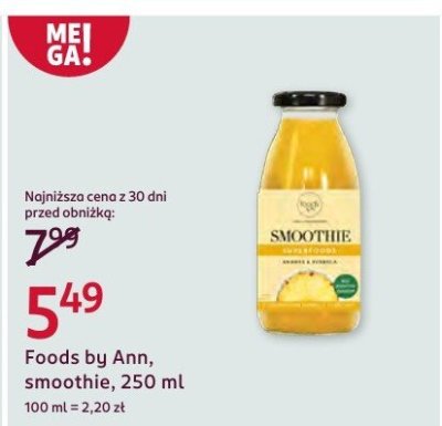 Smoothie  promocja w Rossmann