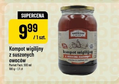 Kompot wigilijny z suszonych owoców Marbet Pack promocja w POLOmarket
