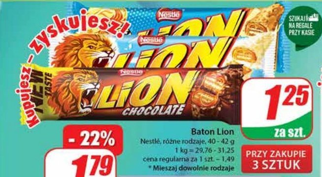 Baton Lion promocje